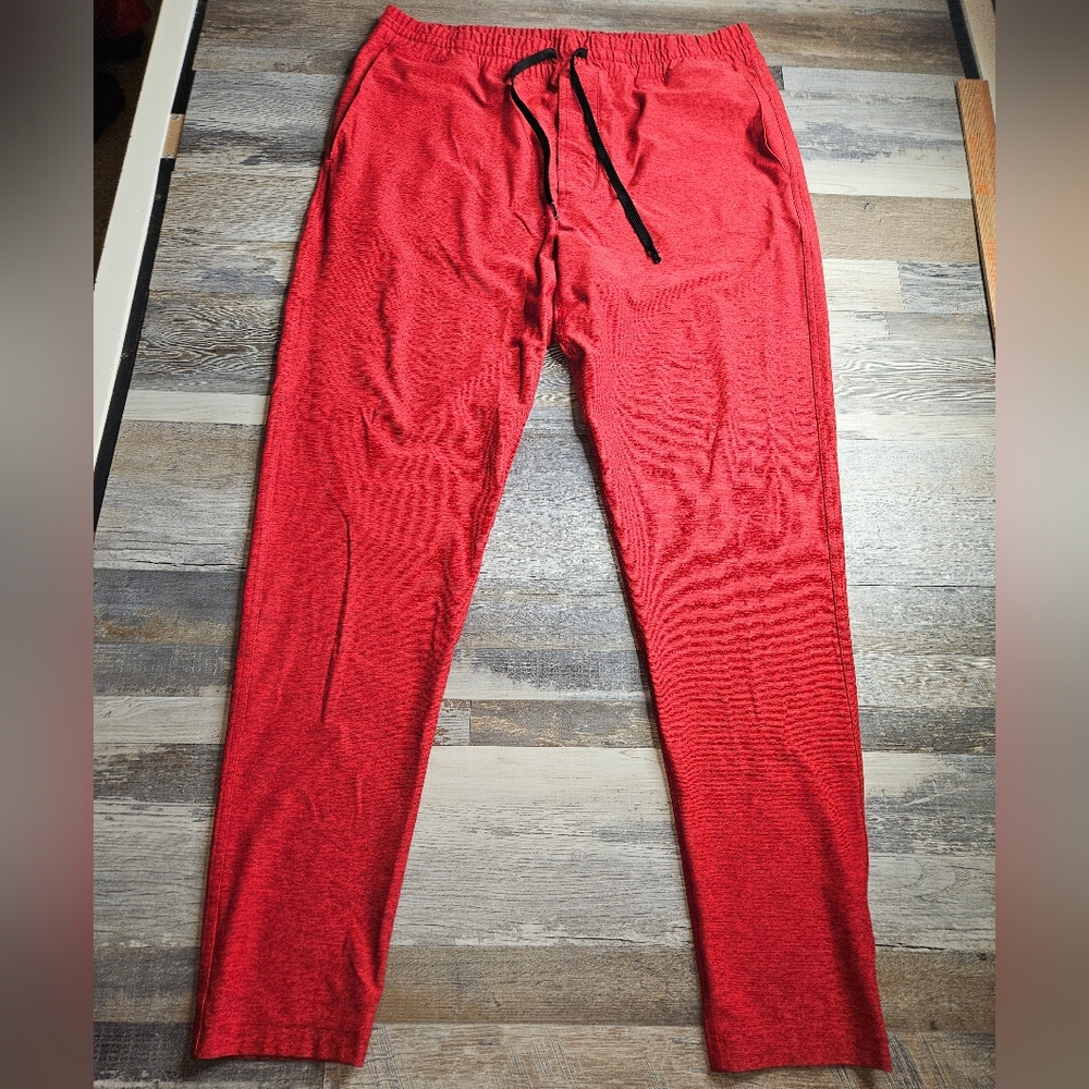 Outdoor Voices CoudKnit Slim Sweatpant Jogger Large Heathered Red